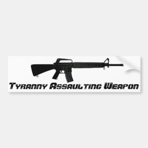 Adesivo Para Carro Arma de assalto da tirania AR-15