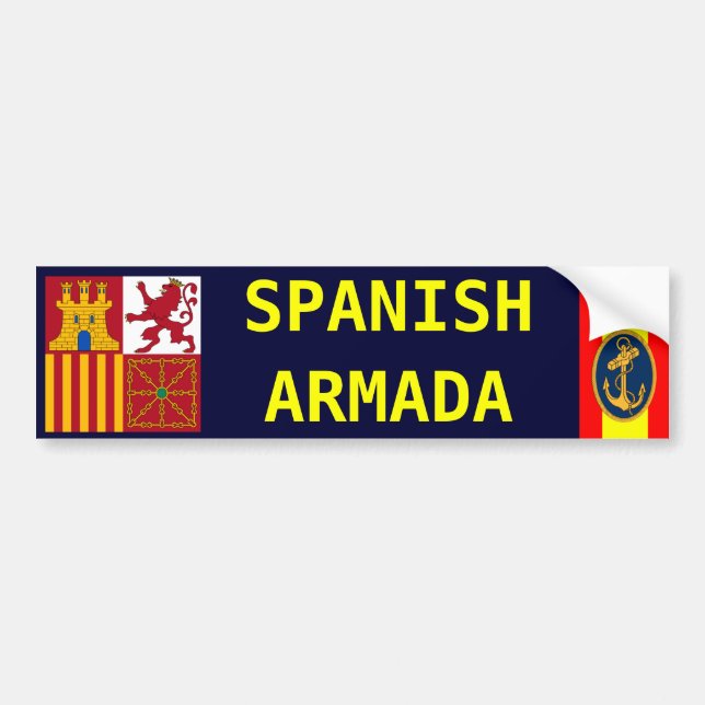ADESIVO PARA CARRO ARMADA ESPANHOLA (Frente)