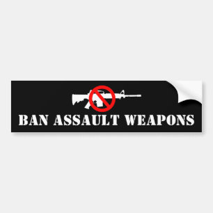 Adesivo Para Carro Armas de assalto da proibição
