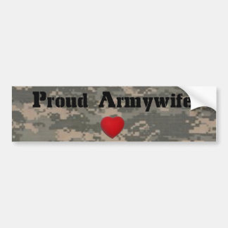 Adesivo Para Carro Armywife orgulhoso