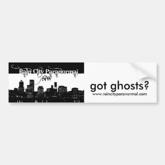 Adesivo Para Carro Arquitectura da cidade obtida Bumpersticker. dos