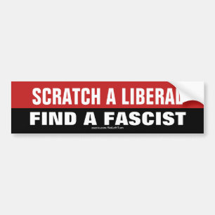 Adesivo Para Carro Arranja Um Liberal E Encontra Um Fascista