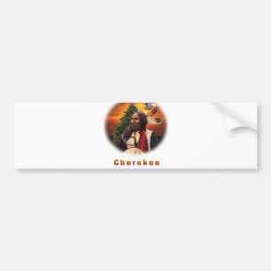 Adesivo Para Carro Arte indiana Cherokee