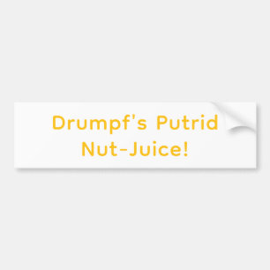 Adesivo Para Carro Arte Splash de Nut-Juice do Drumpf por Hankamer Ar