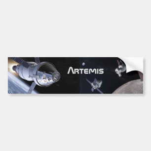 Adesivo Para Carro Artemis Orion SLS Moon Mission
