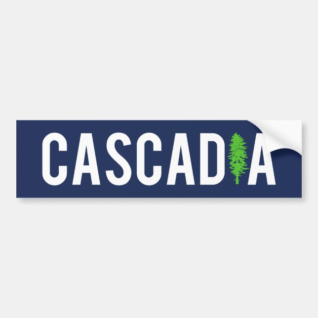 Adesivo Para Carro Árvore de Cascadia (Frente)