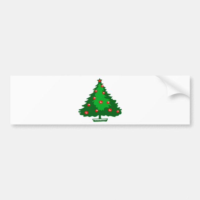 Adesivo Para Carro Árvore de Natal (Frente)