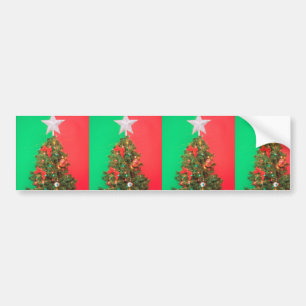 Adesivo Para Carro árvore de natal colorblock