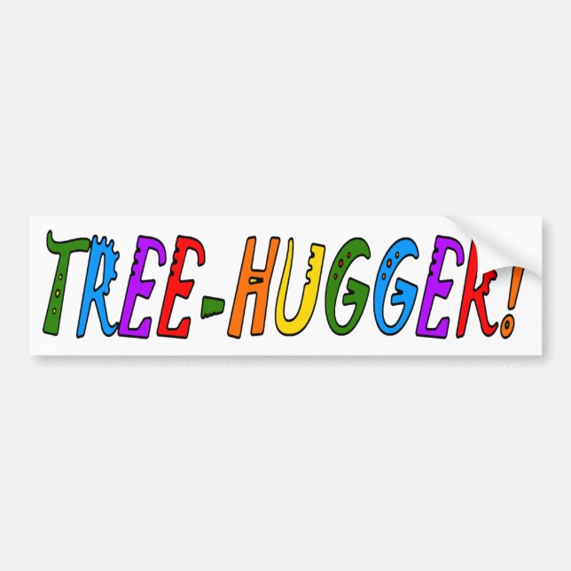 ADESIVO PARA CARRO ÁRVORE HUGGER BUMPER STICKER (Frente)