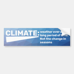Adesivo Para Carro As alterações climáticas são definição real 