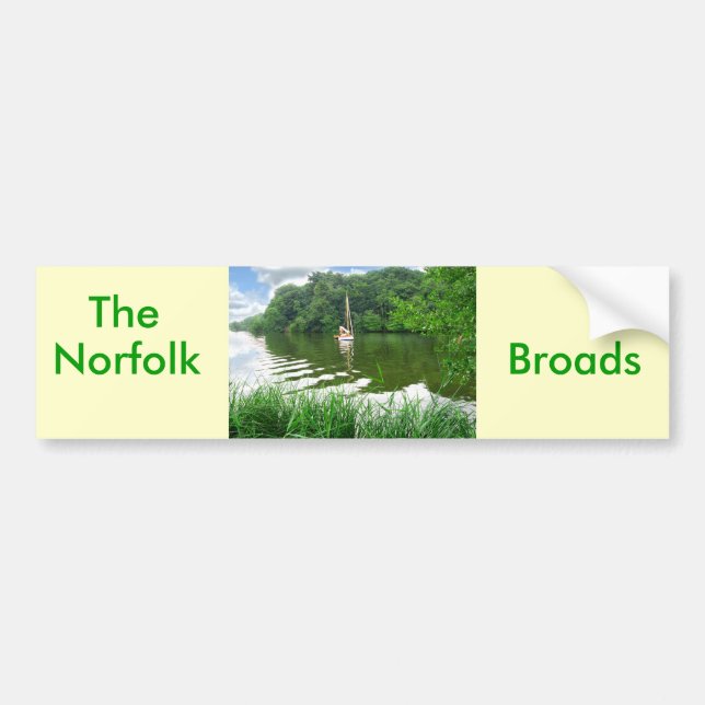 Adesivo Para Carro As Broads Norfolk (Frente)