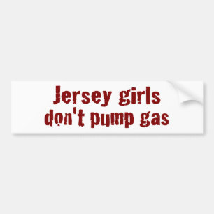Adesivo Para Carro As meninas do jérsei não bombeiam o gás (novo)
