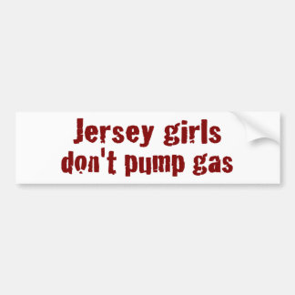 Adesivo Para Carro As meninas do jérsei não bombeiam o gás (novo)