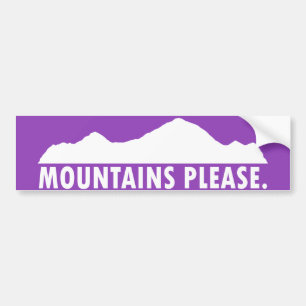 Adesivo Para Carro As montanhas satisfazem