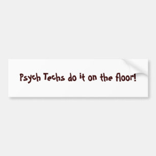 Adesivo Para Carro As tecnologias de Psych fazem-no no assoalho! -