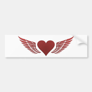 Adesivo Para Carro Asa de protetor do Amor, personalizar