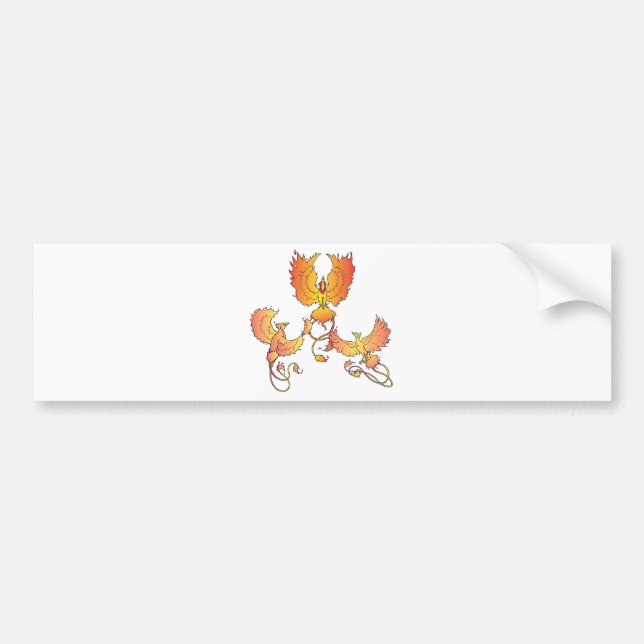 Adesivo Para Carro ascensão da fênix (Frente)