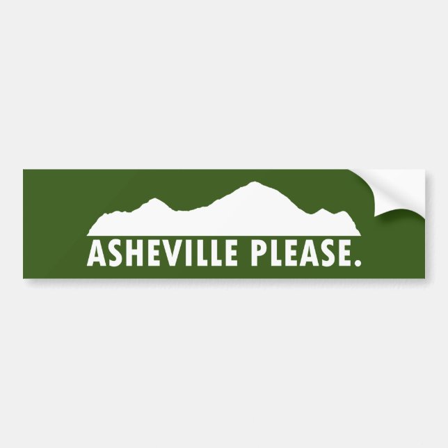 Adesivo Para Carro Asheville Please (Frente)
