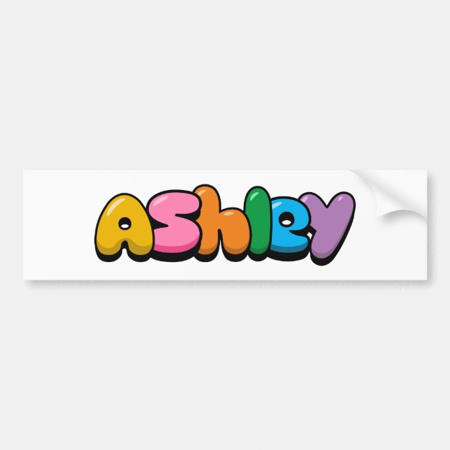 Adesivo Para Carro Ashley (Frente)