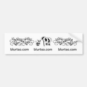 Adesivo Para Carro asnos e elefante em blurtso.com