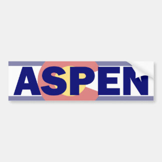 Adesivo Para Carro Aspen, autocolante no vidro traseiro de Colorado