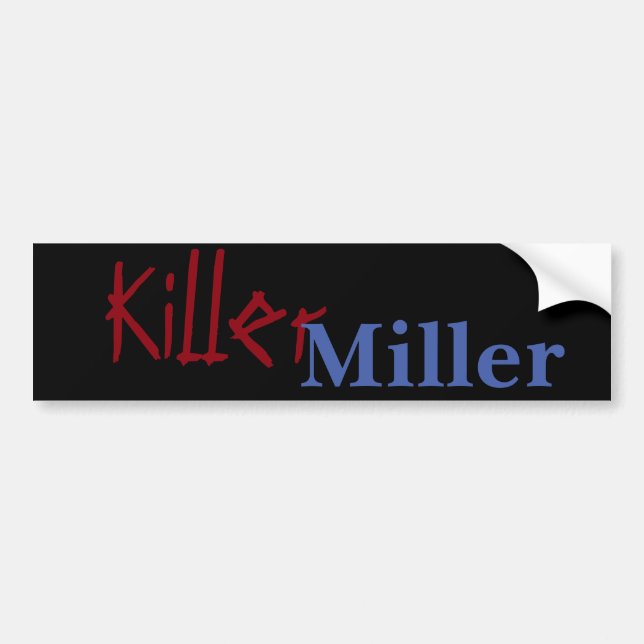 Adesivo Para Carro Assassino Miller (Frente)