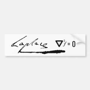 Adesivo Para Carro Assinatura Pierre-Simon Laplace