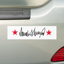 Adesivo Para Carro Assinatura Trump