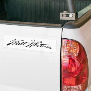 Adesivo Para Carro Assinatura Walt Whitman