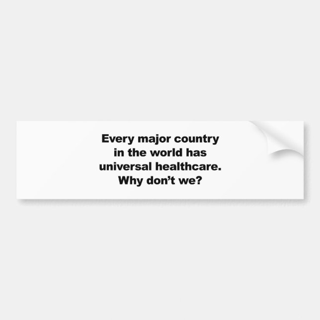 Adesivo Para Carro Assistência médica universal (Frente)