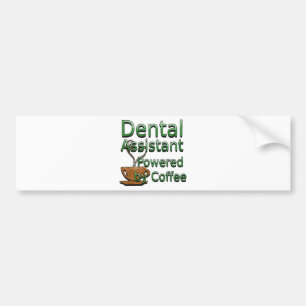 Adesivo Para Carro Assistente dental psto pelo café