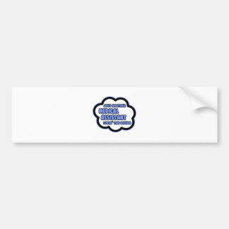 Adesivo Para Carro Assistente médico .. Vivendo O Sonho