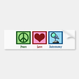 Adesivo Para Carro Astronomia do amor da paz