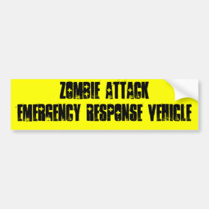 Adesivo Para Carro Ataque do zombi