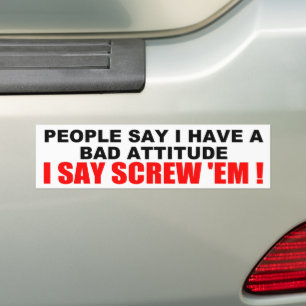 ADESIVO PARA CARRO ATITUDE MÁ