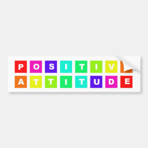 Adesivo Para Carro atitude positiva