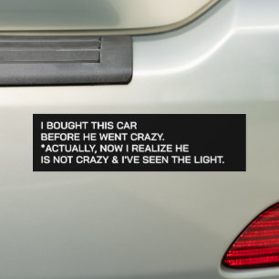 Adesivo Para Carro Atualizei Comprei Este Carro Antes Dele Enlouquece