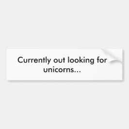 Adesivo Para Carro Atualmente para fora procurando unicórnios