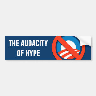 ADESIVO PARA CARRO AUDÁCIA DA CAMPANHA PUBLICITÁRIA BUMPERSTICKER