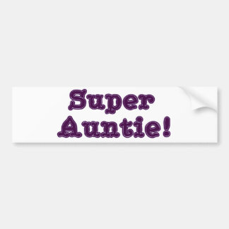 Adesivo Para Carro Auntie super