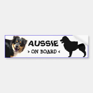 Adesivo Para Carro Aussie a bordo da etiqueta