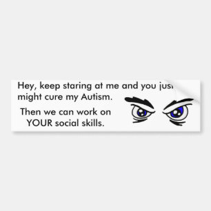 Adesivo Para Carro Autismo/KeepStaring