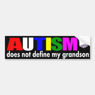 Adesivo Para Carro Autismo não define meu neto