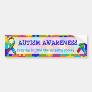 Adesivo Para Carro Autismo Quebra-cabeça de Consciencialização