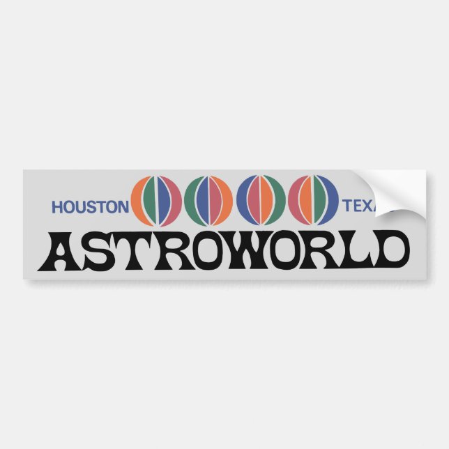 Adesivo Para Carro Autocolante Astroworld 1969 (Frente)