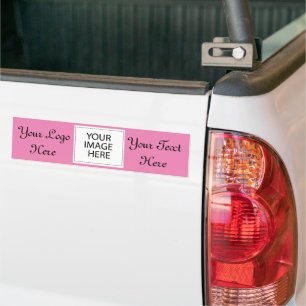 Adesivo Para Carro Autocolante cor de rosa #BumperSticker