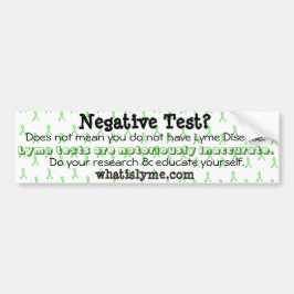Adesivo Para Carro Autocolante de aviso de Lyme
