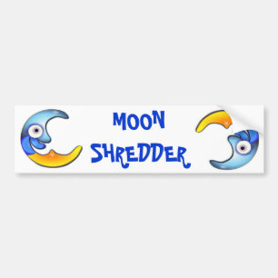 Adesivo Para Carro Autocolante de cartoon "MOON SHREDDER"