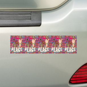 Adesivo Para Carro Autocolante do Bumper de Paz