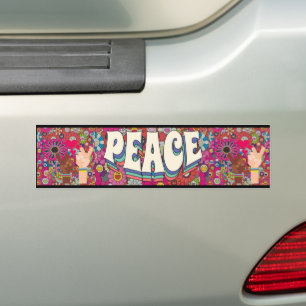 Adesivo Para Carro Autocolante do Bumper de Paz